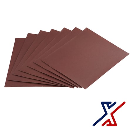 X1 TOOLS 280 Grit Premium Aluminum Oxide Sandpaper 9 in. x 11 in. Sheet, 20PK X1E-CON-SAN-AOA-P280-FSx20